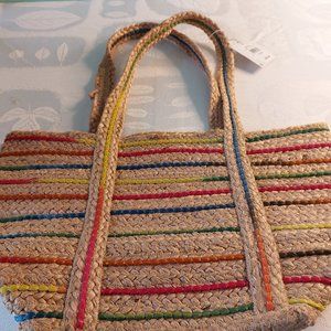 BEALS JUTE HANDBAG